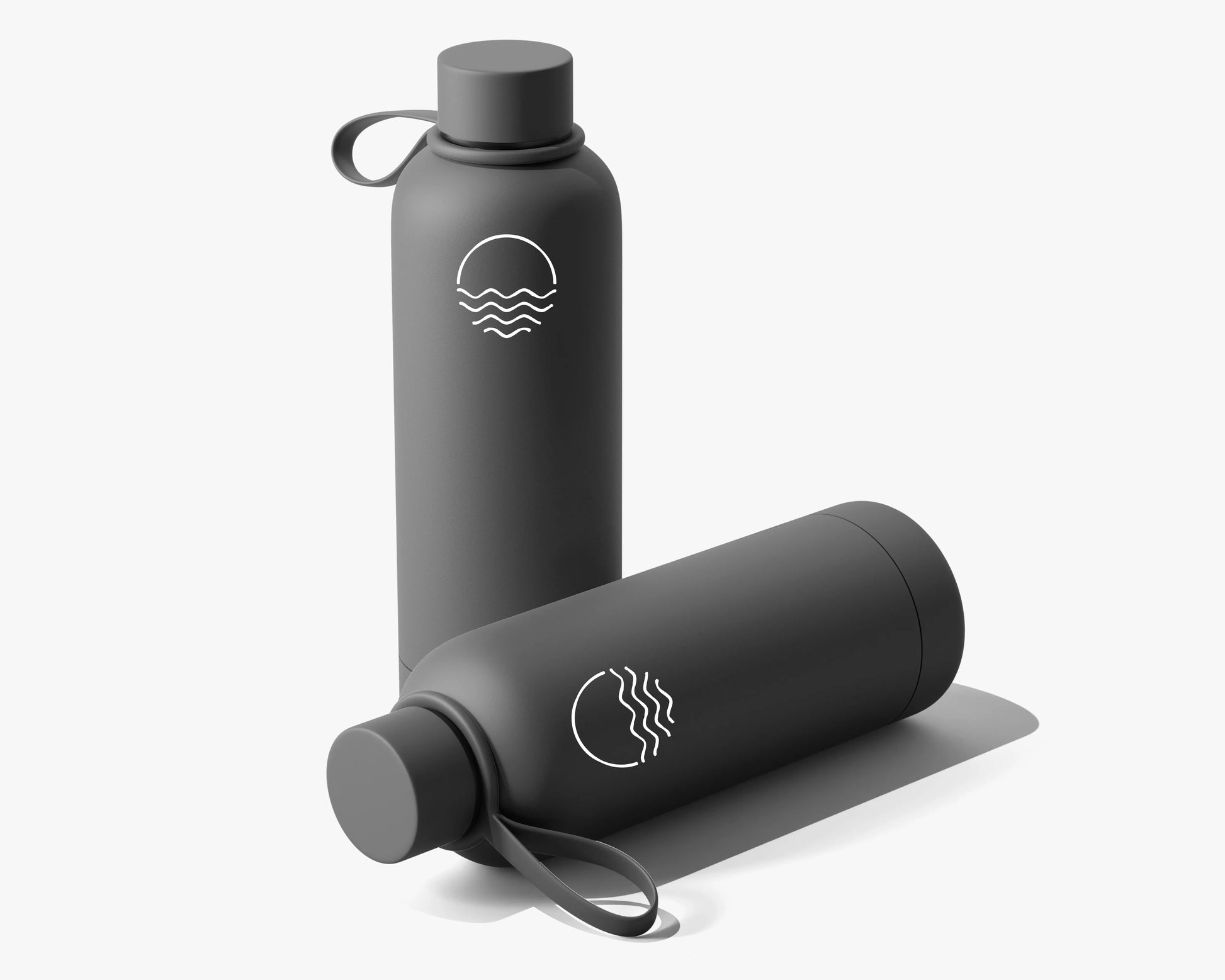 Téa & Colette minimal design bottle – graphite black”